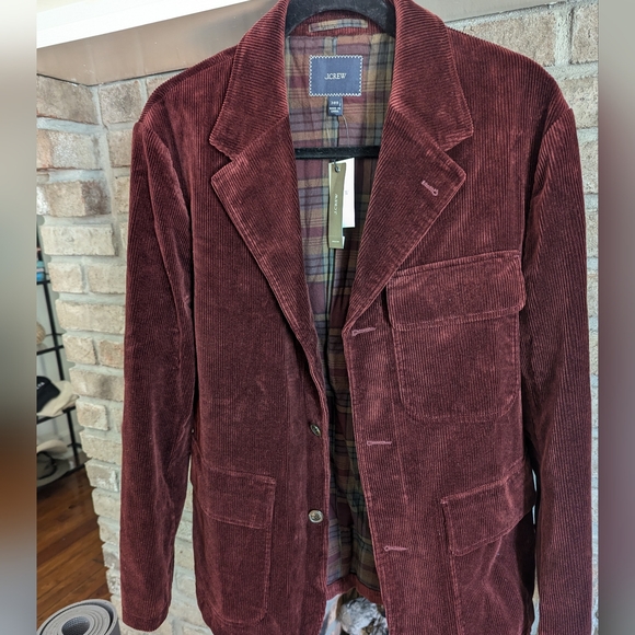 NWT JCrew Flannel-lined chore blazer in Italian cotton corduroy - size 38S - Picture 8 of 16